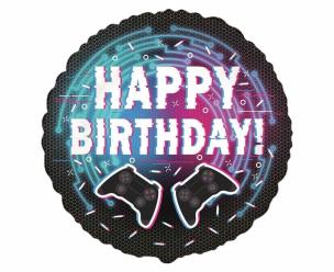 Opakowanie Balon foliowy Happy Birthday Kontroler 45cm