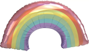 Opakowanie Balon foliowy Holo pastel rainbow