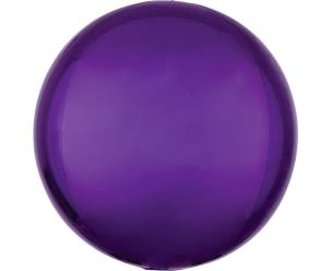 Opakowanie Balon foliowy kula fioletowa 38cm (niepakowany)