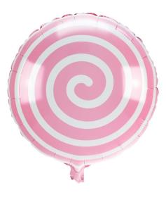Opakowanie Balon foliowy lizak jasnoróżowy