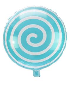 Opakowanie Balon foliowy lizak turkusowy