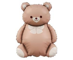 Opakowanie Balon foliowy Miś z kokardką 65x47cm