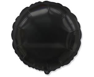 Opakowanie Balon foliowy Okrągły czarny 45cm