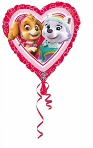 Opakowanie Balon foliowy Psi Patrol Love - Girl 46cm