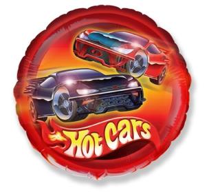 Opakowanie Balon foliowy Samochody Hot Cars 45cm