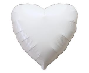 Opakowanie Balon foliowy Serce białe 45cm