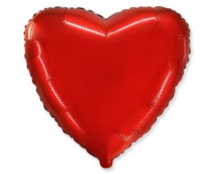 Opakowanie Balon foliowy Serce czerwone 45,5cm
