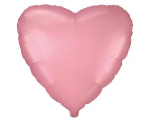 Opakowanie Balon foliowy Serce jasnoróżowy 45cm