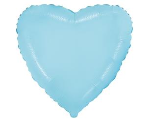 Opakowanie Balon foliowy Serce (niebieskie delikatne 45cm