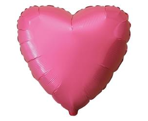 Opakowanie Balon foliowy Serce pastelowy czerwony 45cm