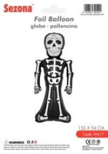 Opakowanie Balon Halloween Szkielet 150x94cm