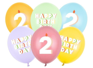 Opakowanie Balony 2 mix 30cm 6szt