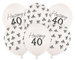 Opakowanie Balony 40 Pastel Off-white 30cm 6szt