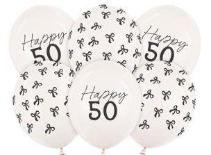 Opakowanie Balony 50 Pastel Off-white 30cm 6szt