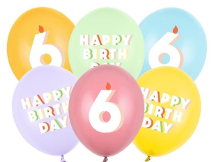 Opakowanie Balony 6 mix 30cm 50szt
