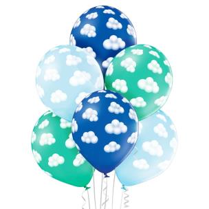 Opakowanie Balony chmurki 30cm 6szt