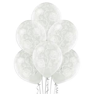 Opakowanie Balony crystal róże 30cm 6szt