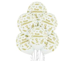 Opakowanie Balony Firs Communion Komunia 30cm 6szt