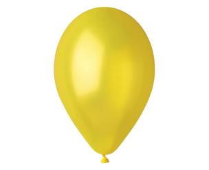 Opakowanie Balony Gemar metalik żółte 25cm 100szt
