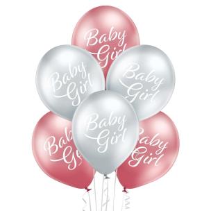 Opakowanie Balony glossy dziewczynka 30cm 6szt