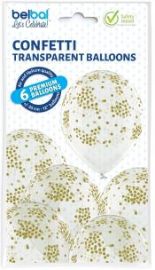 Opakowanie Balony konfetti 30cm 6szt