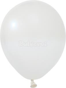 Opakowanie Balony lateksowe Metallic białe 25cm 100szt