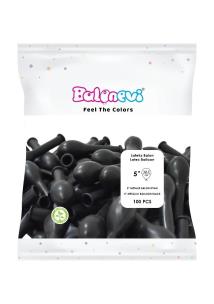 Opakowanie Balony lateksowe Metallic czarne 12cm 100szt