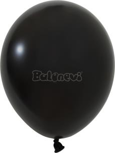 Opakowanie Balony lateksowe Pastel czarne 25cm 100szt