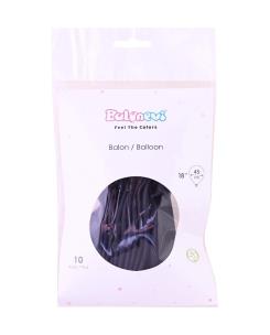 Opakowanie Balony lateksowe Pastel czarne 45cm 10szt