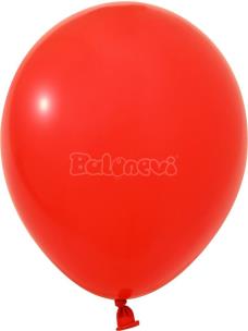 Opakowanie Balony lateksowe Pastel czerwone 25cm 100szt