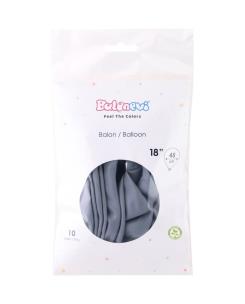 Opakowanie Balony lateksowe Pastel szare 45cm 10szt