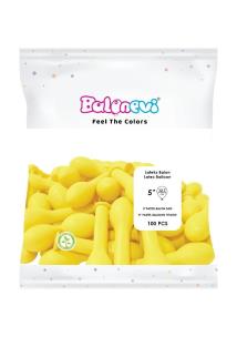 Opakowanie Balony lateksowe Pastel żółte 12cm 100szt