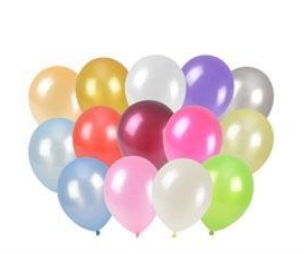 Opakowanie Balony metalizowane 25cm mix 50szt