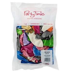 Opakowanie Balony metalizowane mix kolorów 30cm 100szt