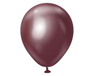 Opakowanie Balony mirror bordowe 13cm 100szt