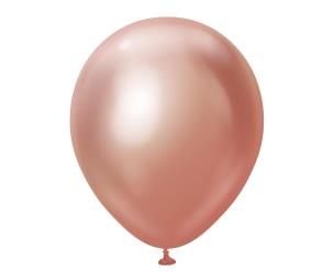 Opakowanie Balony Mirror Rose Gold 25szt