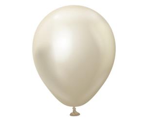 Opakowanie Balony Mirror White Gold 100 szt.