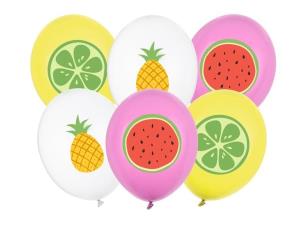 Opakowanie Balony Owoce 30cm 6szt
