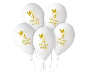 Opakowanie Balony pastel premium hel Chrzest (świeca) 32cm 5s