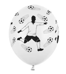 Opakowanie Balony Piłkarz i piłki White Pastel 30cm 6szt