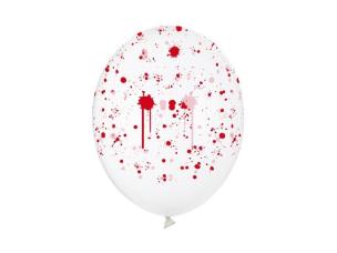 Opakowanie Balony Plamy krwi Crystal Clear 30cm 50szt