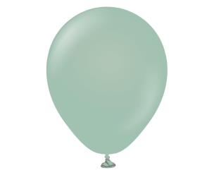 Opakowanie Balony retro zimowe zielone 13cm 100szt