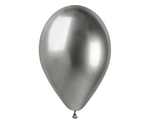 Opakowanie Balony shiny srebrne 33cm 6szt