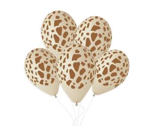Opakowanie Balony żyrafa latte 33cm 50szt