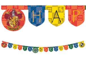 Opakowanie Banner Harry Potter Hogwarts Houses - Happy Birthd