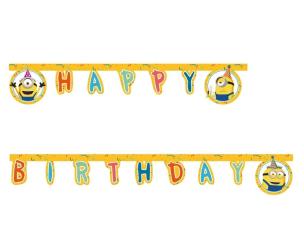 Opakowanie Banner Minions 2 The Rise of Gru - Happy Birthday