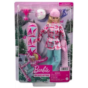Opakowanie Barbie Sporty zimowe lalka HCN32