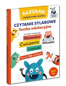Bazgraki czytają trudne wyrazy. Czytanie sylabowe. Autor: Zuzanna Osuchowska. Multiszop.pl Okładka książki Bazgraki czytają trudne wyrazy. Czytanie sylabowe
