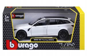 Opakowanie Bburago 1:24 BMW M3 TOURING 2023 BIAŁY 18-21112WT