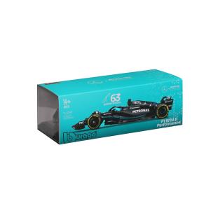 Opakowanie BBURAGO FORMULA F1 MERCEDES AMG PETRONAS TEAM W14 E George Russell 1:24